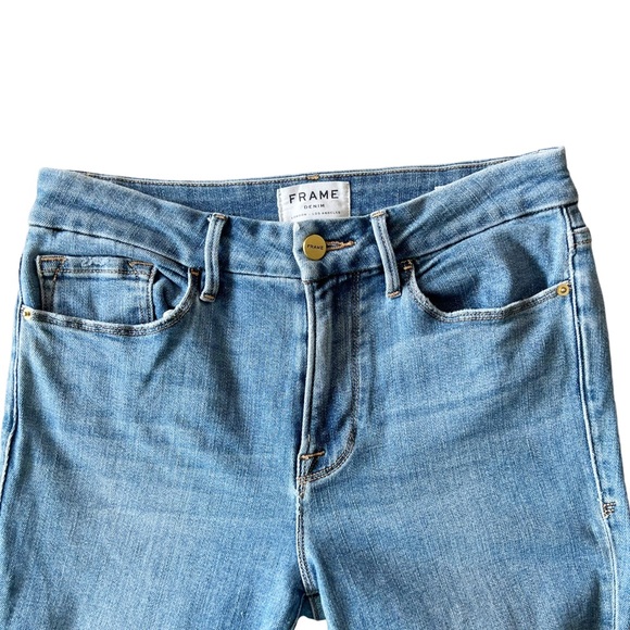 Frame Denim Le Crop Mini Boot in Lakeshore | 28 - Picture 4 of 11